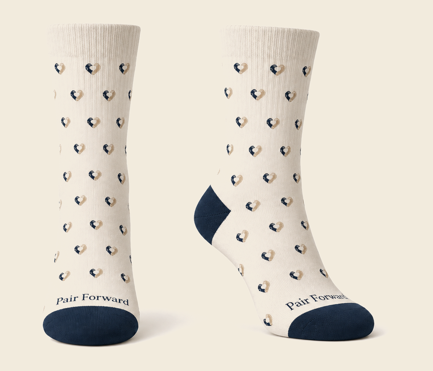 All-Over Brand Pattern custom branded socks in the UK woven with a company logo